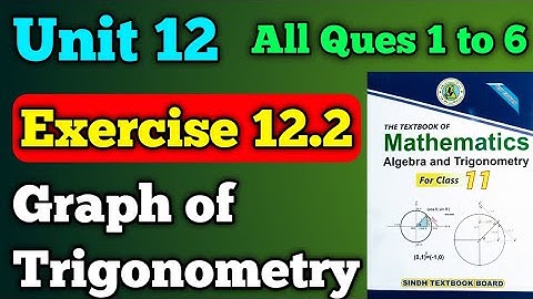 Exercise 12.2 unit 12 graph of trigonometry & inverse function class 11 new mathematics book |part 1
