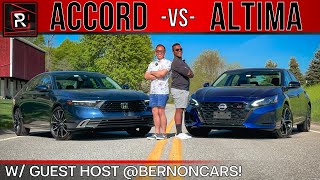 2023 Honda Accord Touring Vs. 2023 Nissan Altima SR Turbo – Redline: Comparison Test