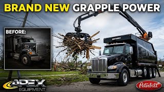 BRAND NEW 2021 Peterbilt Rear Load ROTOBEC GRAPPLE Truck HURRICANE DISASTER RELEIF Clean Up Truck