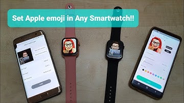 How To Set Apple Memoji Wallpaper In Any Smartwatch!!