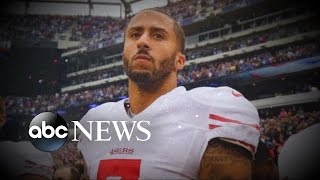 Colin Kaepernick Refuses to Stand for National Anthem