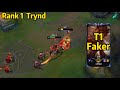 Rank 1 Tryndamere: How to SOLO KILL T1 Faker with Tryndamere!