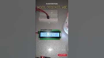 Soil sensor #arduinounoprojects #arduino #arduinomicrocontroller #experiment #arduinouno #diy