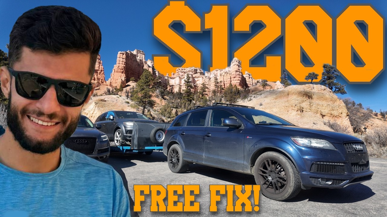 I Bought 2 Really Cheap Audi Q7s on Copart and Drove Them Home Across Country