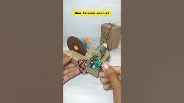Mini Grinder machine - DC motor #diy #project #new