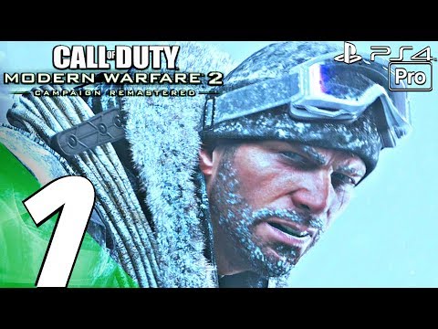 Call Of Duty Modern Warfare 2 Remastered - Gameplay Walkthrough Part 1 - Campaign (PS4 PRO)