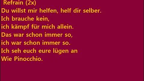 Fard - Hilf dir selber - Lyrics