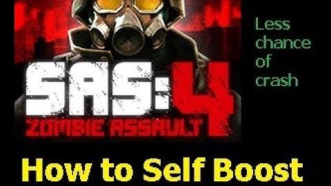 SAS4: Self Boost tutorial (less chance of crash)