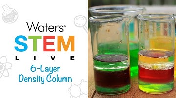 Waters STEM Live:  6-Layer Density Column