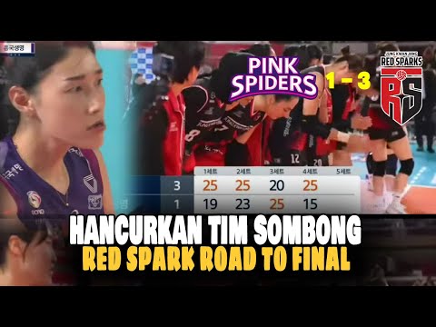 ROAD TO FINAL!! Red Spark Bungkam Kesombongan Pink Spider, Spike Mega Hancurkan Wilow Songong!!