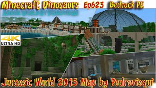 Jurassic World 2015 Map by Pedrovisqui Company Showcase Download 4K60FPS Minecraft Dinosaurs Ep623 screenshot 4