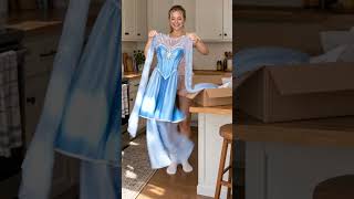 Elsa Frozen Cosplay Try On | Disney Princess Costume Reveal #cosplay