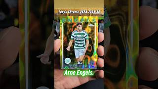 Topps Chrome UEFA 2024-25 Arne Engels Gold Lava #/50 #topps #toppschrome #fifa #shorts