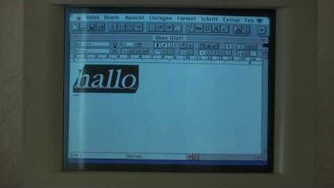 video Macintosh Color Classic 1993