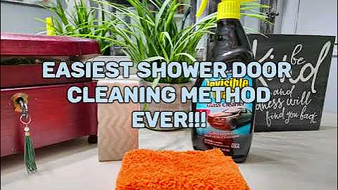 Easiest Method To Clean Glass Shower Doors