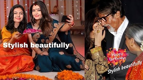 Aishwarya Rai Aaradhya Bachchan private Diwali celebration 2025 with happy Jaya Amitabh Bachchan 🥰