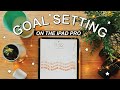 GOAL SET WITH ME | 2020 Digital Bullet Journal Setup on iPad Pro and Procreate | Digital Planning