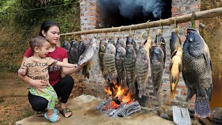"How to make tilapia marinated with traditional spices and smoked to sell at the market".