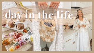 DAY IN THE LIFE | blueberry picking, baking, & tidying our outdoor space/furniture!