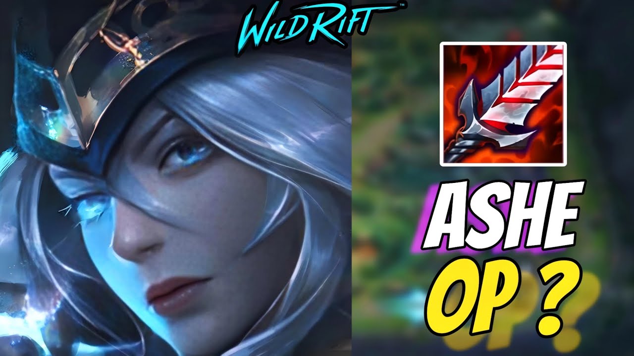 WILD RIFT ASHE ADC IS REALLY GOOD UTILITY CHAMP - YouTube