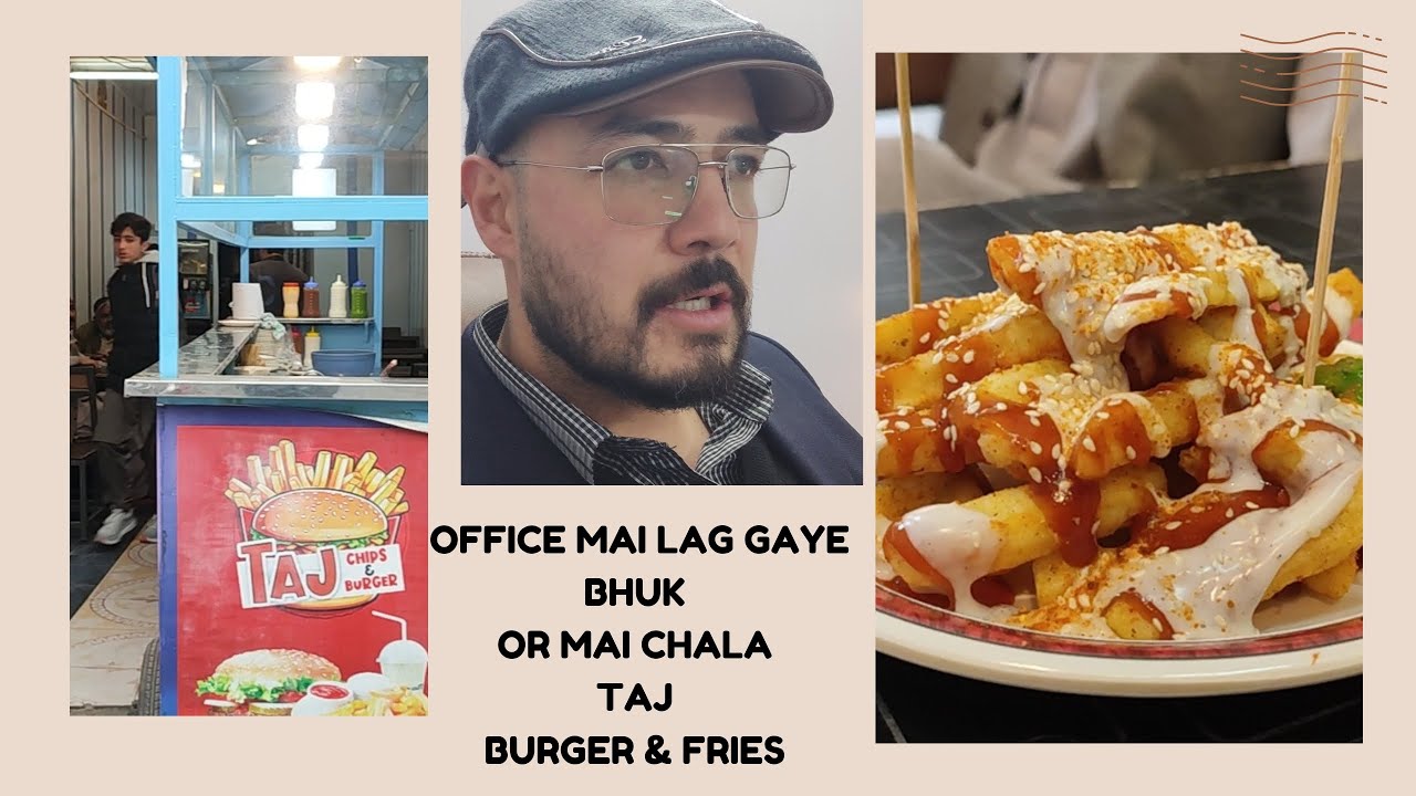 craving something delicious! I took a break and headed to Taj Burger & Fries