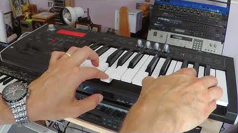 Korg MicroX song Ambient Sequence 23.8.2020