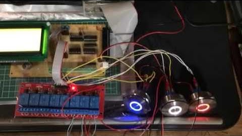 Raspberry Pi and push-buttons (with LED)