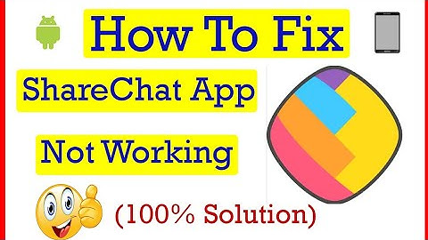 How to Fix ShareChat  App Not Working Problem in Android Mobile Tamil | Thilak Tech