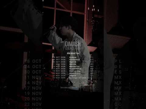 Dimash New World Tour