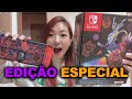UNBOXING NINTENDO SWITCH MODELO OLED EDIÇÃO POKÉMON VIOLET E SCARLET
