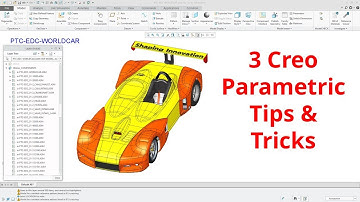 Creo Parametric - 3 Efficiency Tips and Tricks [Demo]