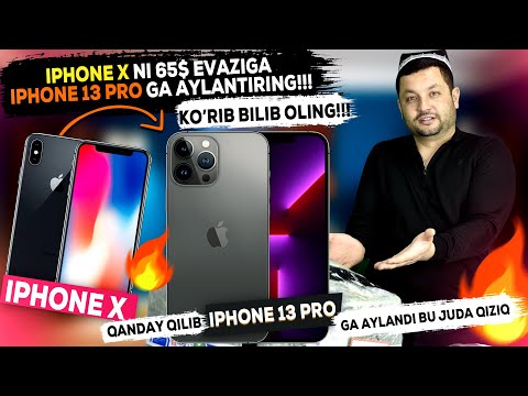 Video: Men iPhone 6 plus-ni Iphone X bilan almashtira olamanmi?