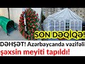 SON DƏQİQƏ! DƏHŞƏT! Azərbaycanda vəzifəli şəxsin meyiti tapıldı!