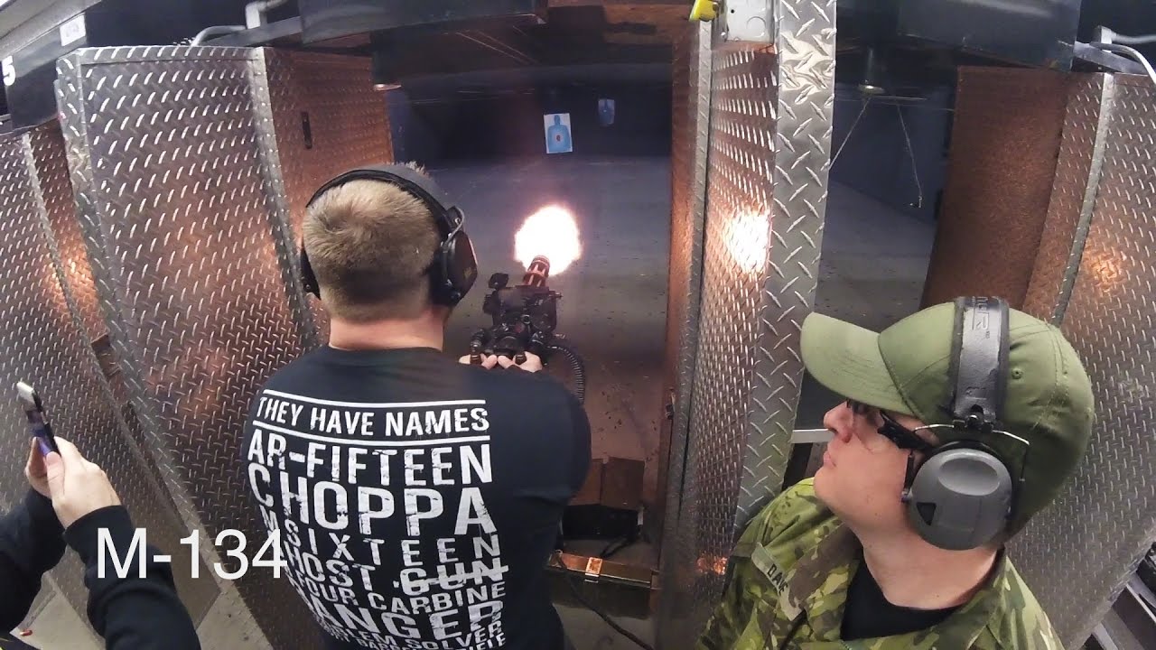Las Vegas Gun Range Minigun