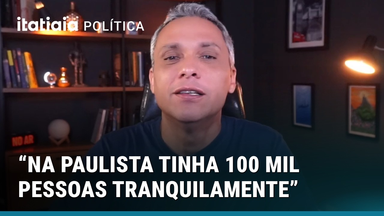 GUSTAVO GAYER CONTESTA USP E DIZ QUE MANIFESTAÇÃO NA PAULISTA SUPEROU 100 MIL