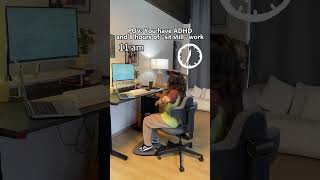 I can’t really sit still in “sit still” work.🤣🤣