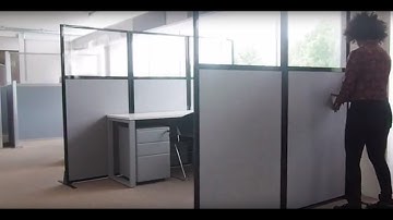How to Create Instant Cubicles With Versare Work Station Screens