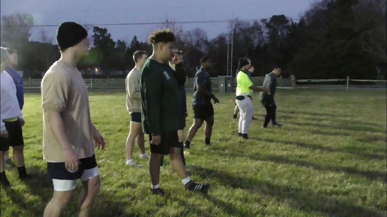 Rugby Defense Defending in 3's Grid Drill YouTube