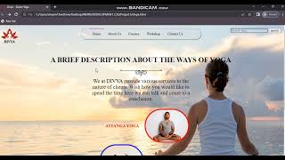 I created webpage for yoga classes || DIVYA