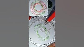 Spirograph Drawing 🌀 #spirograph #asmr #shorts #trending
