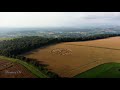 Okeford Hill Crop Circle Drone Footage.