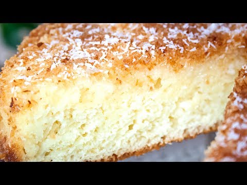 Видео: Кокосова торта на кефир