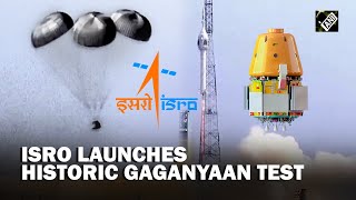 Historic milestone! ISRO successfully launches a test flight for Gaganyaan mission test