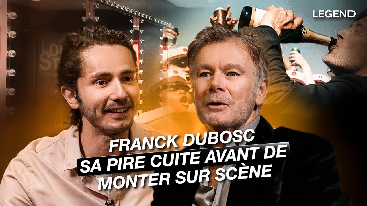 La pire cuite de Franck Dubosc avant de monter sur scène