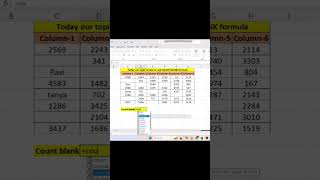 Excel Tricks & formulas #excel tips #advance excel #computer #ms office #excel #education
