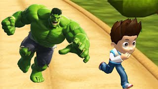 PAW Patrol Ryder vs Hulk Subway Run screenshot 3