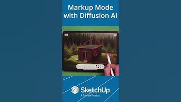 MarkUp mode with Diffusion AI  #sketchup #ai