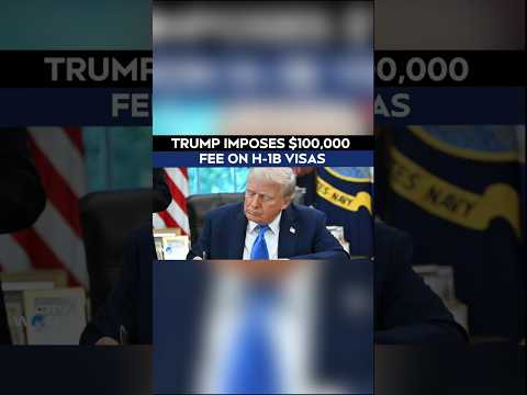 صدمة تأشيرة  1 ترامب يفرض رسوم ا قدرها 100 ألف دولار على العمال الأجانب تأشيرة 1 1