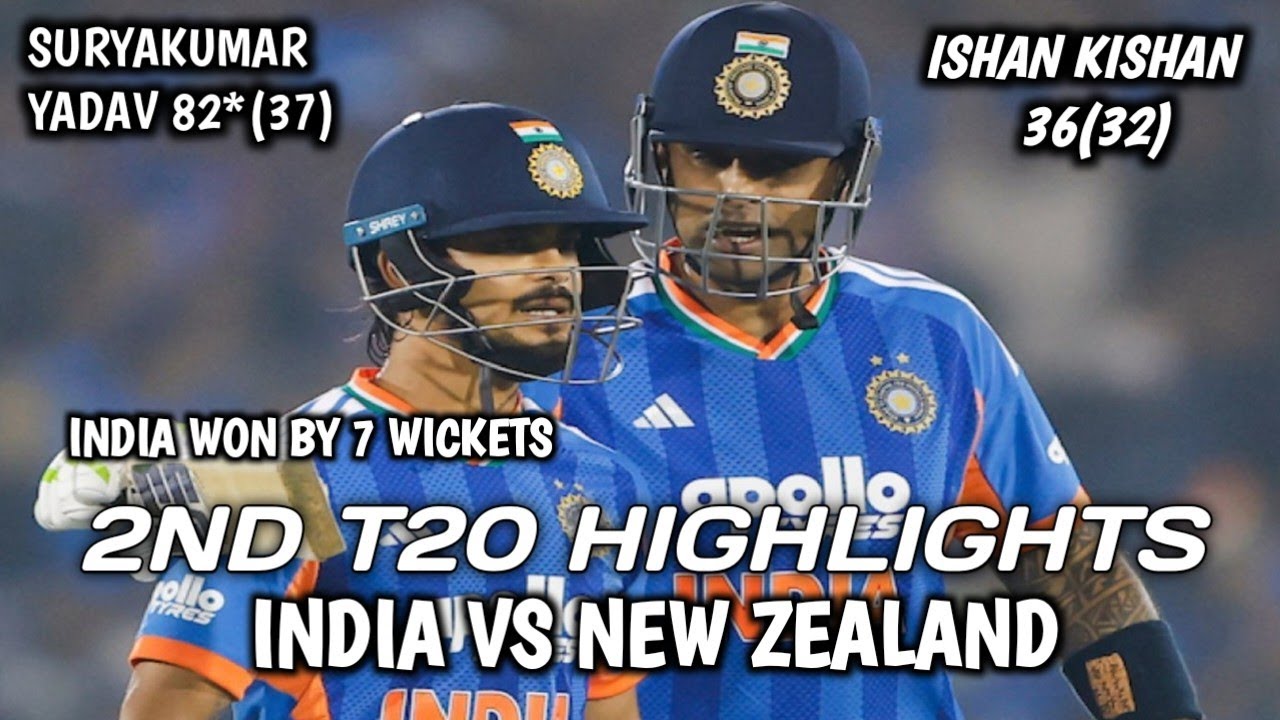 FASTEST 209 CHASE | India vs New Zealand 2nd T20 Highlights 2026 | Ishan 76, SKY 82