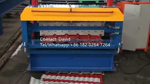 double layer roll forming machine for IBR and corrugated panel